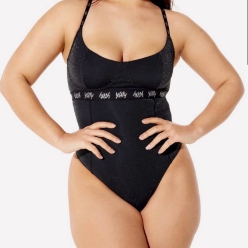 🛑SOLD🛑Yitty Black Sparkle Bodysuit Lizzo’s collection XL